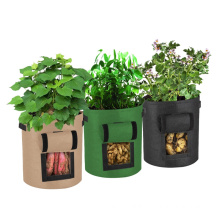 Promotion 2 7 10 20 25 30 100 Gallon Plant Care  Garden Tools Green Fabric Pots Hdpe Grow bag Hydroponics For Plants